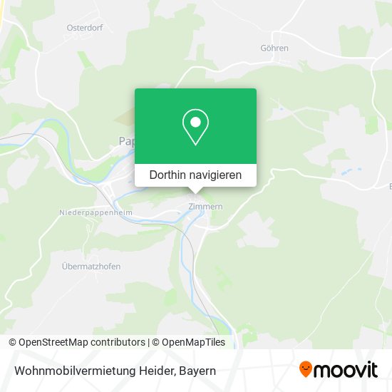 Wohnmobilvermietung Heider Karte