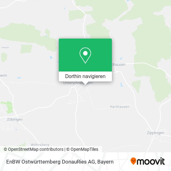 EnBW Ostwürttemberg DonauRies AG Karte