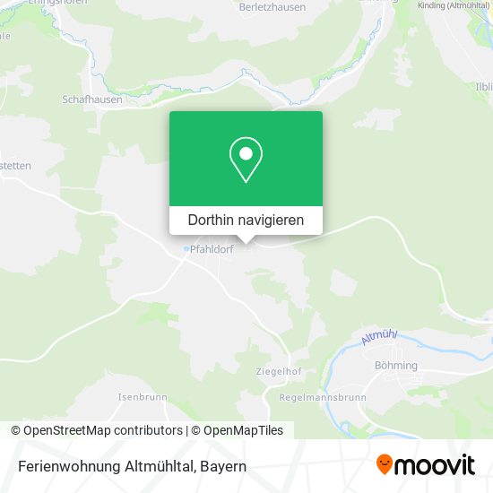 Ferienwohnung Altmühltal Karte