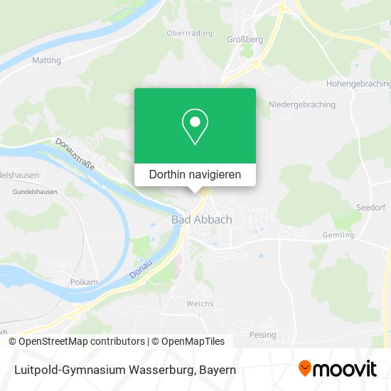 Luitpold-Gymnasium Wasserburg Karte