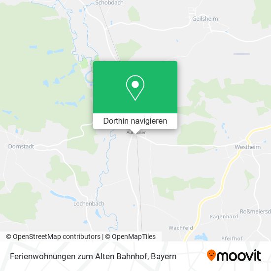 Ferienwohnungen zum Alten Bahnhof Karte