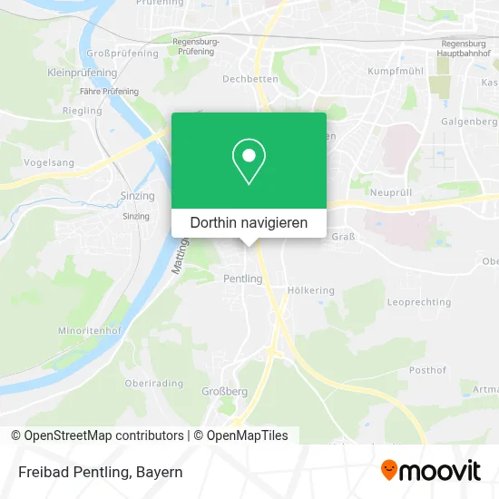 Freibad Pentling Karte