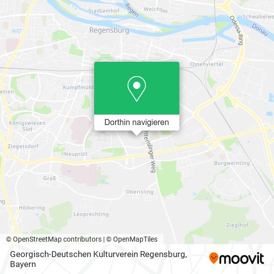 Georgisch-Deutschen Kulturverein Regensburg Karte