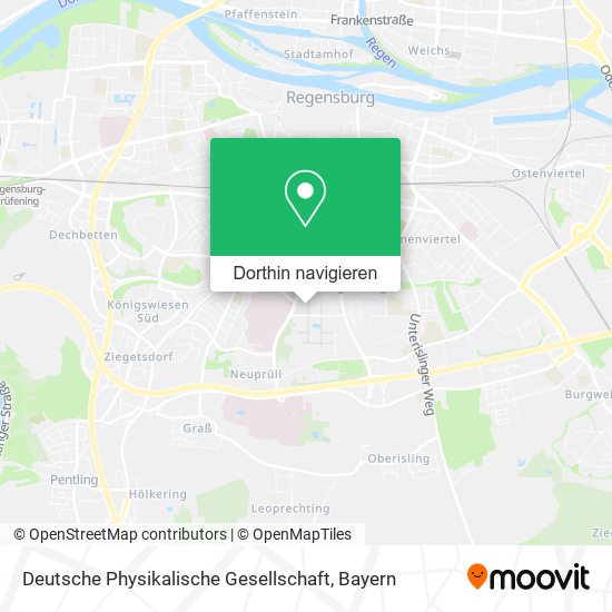 Deutsche Physikalische Gesellschaft Karte