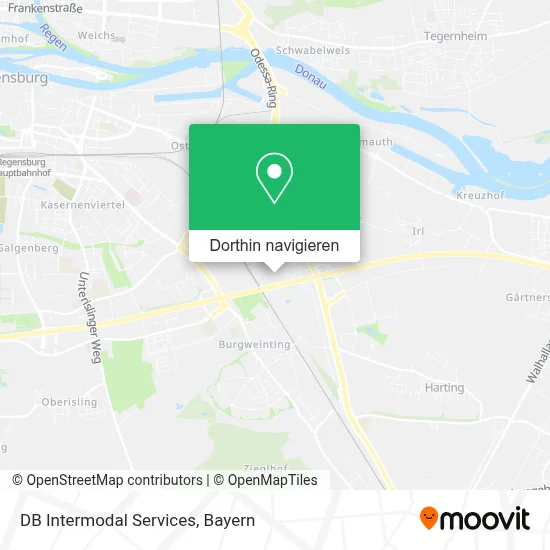 DB Intermodal Services Karte