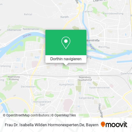 Frau Dr. Isabella Wilden Hormonexperten.De Karte