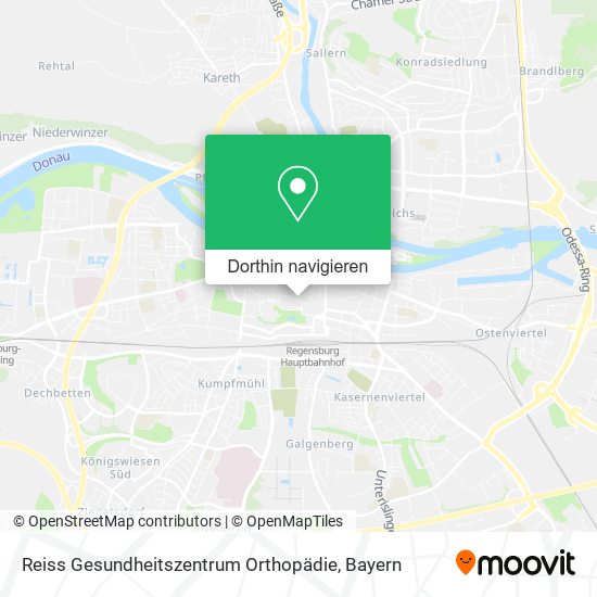 Reiss Gesundheitszentrum Orthopädie Karte