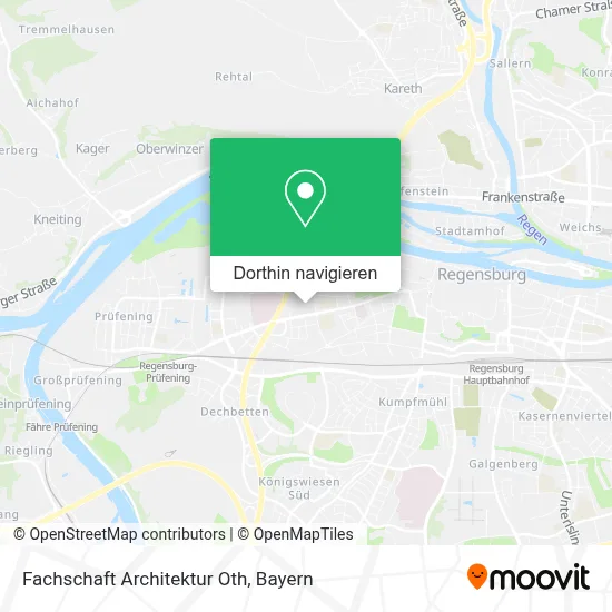 Fachschaft Architektur Oth Karte