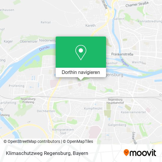 Klimaschutzweg Regensburg Karte