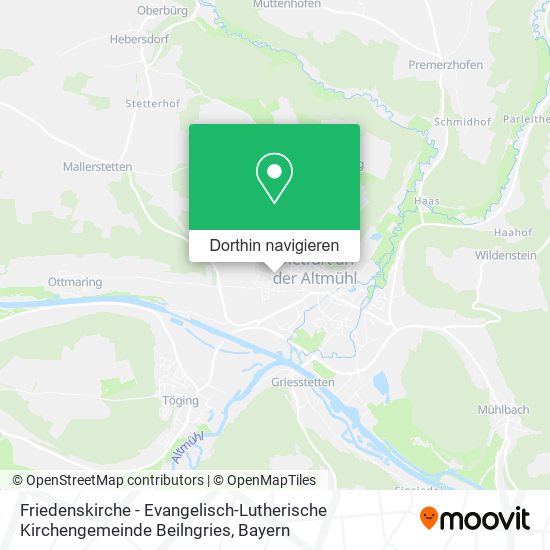 Friedenskirche - Evangelisch-Lutherische Kirchengemeinde Beilngries Karte