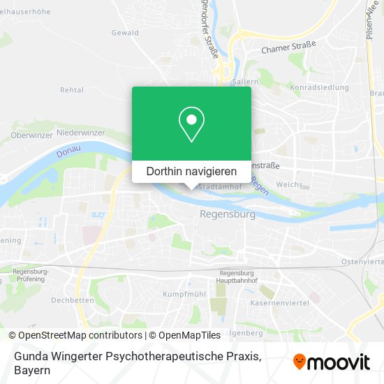 Gunda Wingerter Psychotherapeutische Praxis Karte