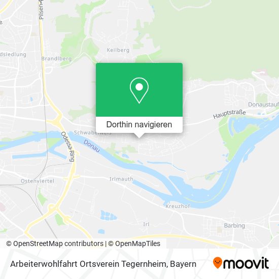 Arbeiterwohlfahrt Ortsverein Tegernheim Karte