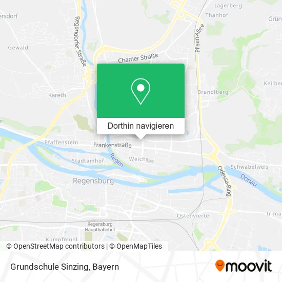 Grundschule Sinzing Karte