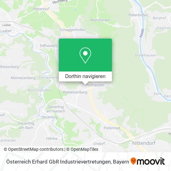 Österreich Erhard GbR Industrievertretungen Karte