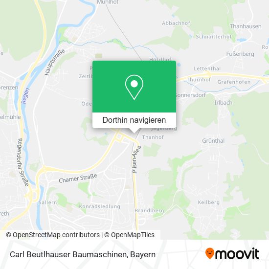 Carl Beutlhauser Baumaschinen Karte