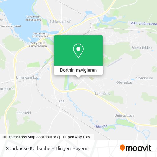 Sparkasse Karlsruhe Ettlingen Karte