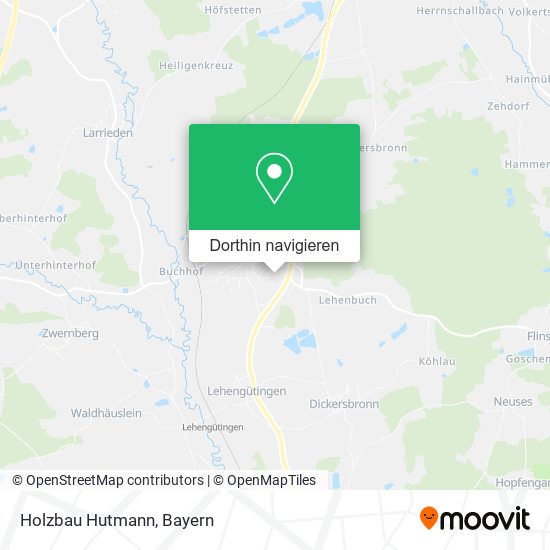 Holzbau Hutmann Karte