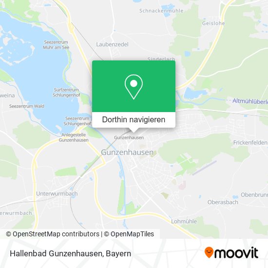 Hallenbad Gunzenhausen Karte