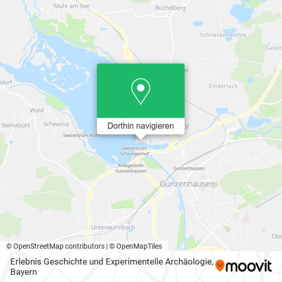Erlebnis Geschichte und Experimentelle Archäologie Karte