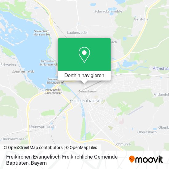 Freikirchen Evangelisch-Freikirchliche Gemeinde Baptisten Karte