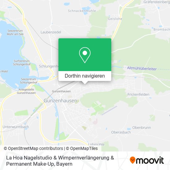 La Hoa Nagelstudio & Wimpernverlängerung & Permanent Make-Up Karte