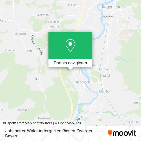 Johanniter-Waldkindergarten Riesen-Zwergerl Karte