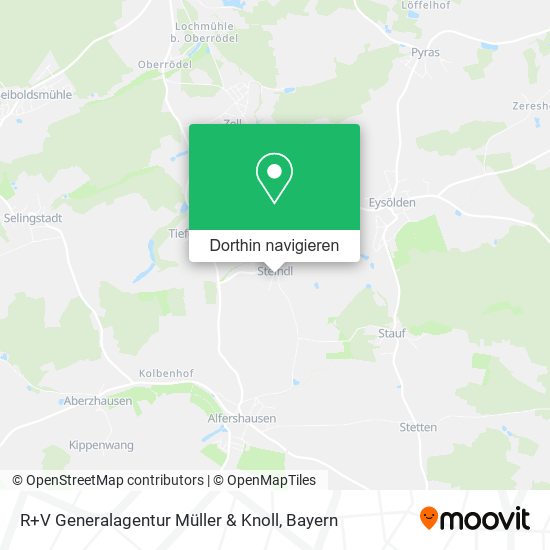 R+V Generalagentur Müller & Knoll Karte