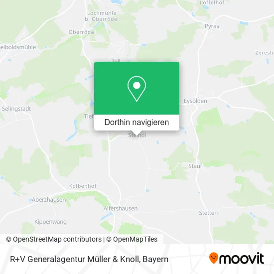 R+V Generalagentur Müller & Knoll Karte