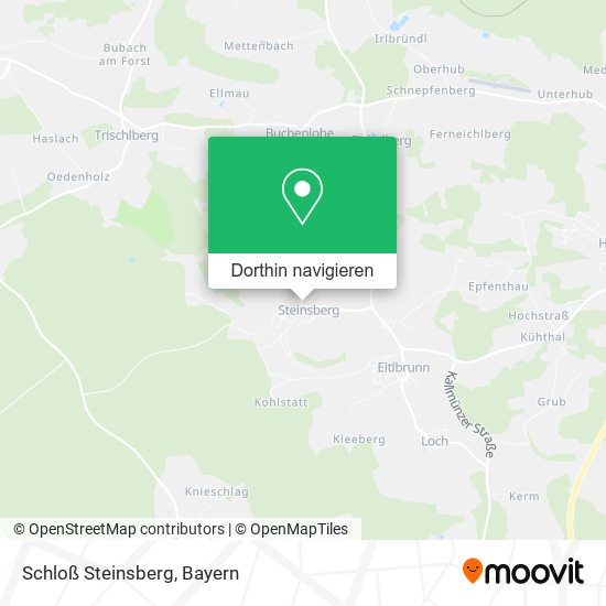 Schloß Steinsberg Karte