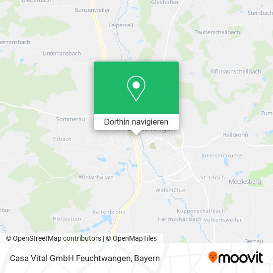 Casa Vital GmbH Feuchtwangen Karte