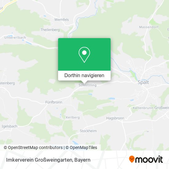 Imkerverein Großweingarten Karte