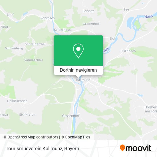 Tourismusverein Kallmünz Karte
