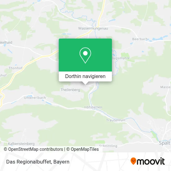 Das Regionalbuffet Karte