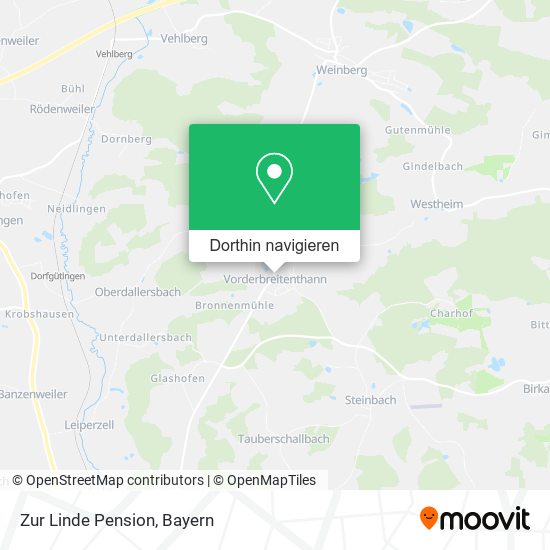 Zur Linde Pension Karte