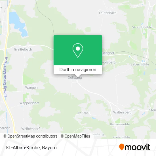 St.-Alban-Kirche Karte