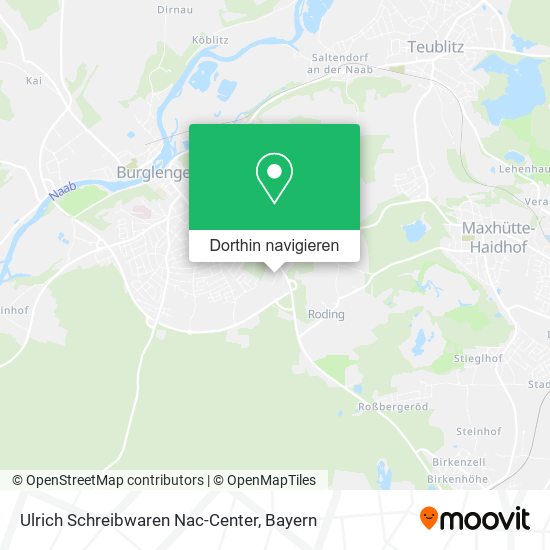 Ulrich Schreibwaren Nac-Center Karte