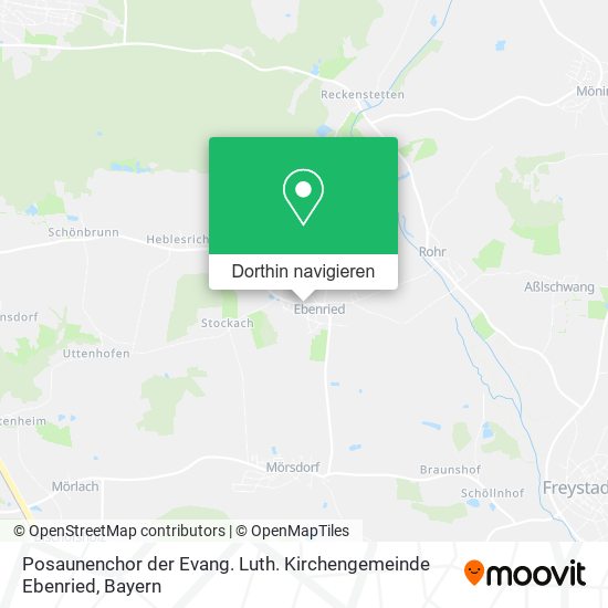Posaunenchor der Evang. Luth. Kirchengemeinde Ebenried Karte