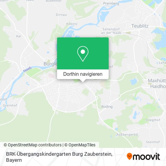 BRK-Übergangskindergarten Burg Zauberstein Karte