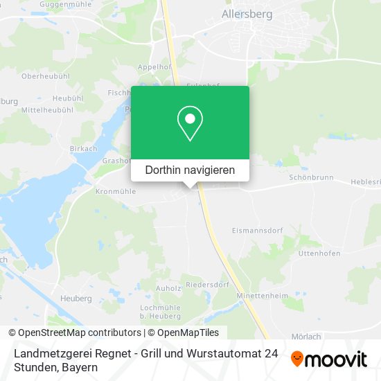 Landmetzgerei Regnet - Grill und Wurstautomat 24 Stunden Karte