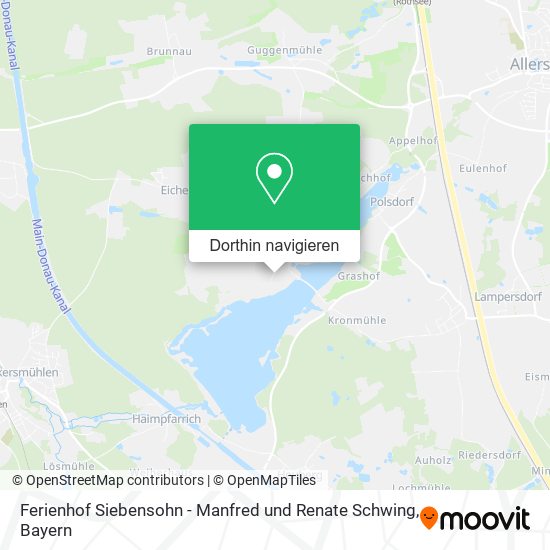 Ferienhof Siebensohn - Manfred und Renate Schwing Karte