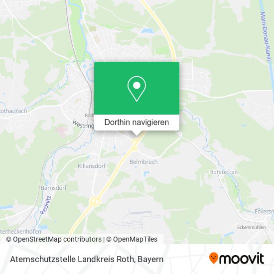 Atemschutzstelle Landkreis Roth Karte