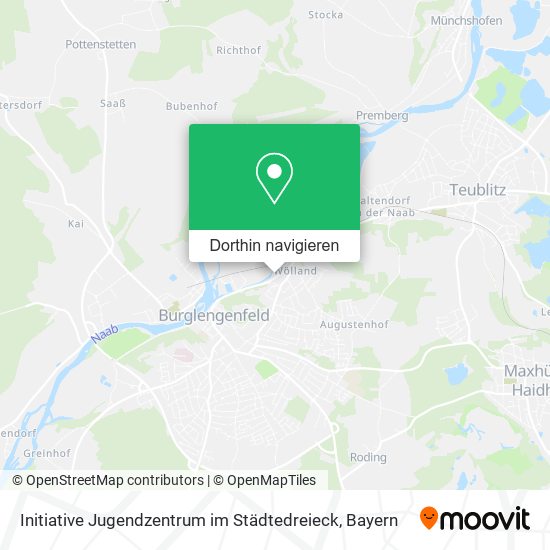 Initiative Jugendzentrum im Städtedreieck Karte