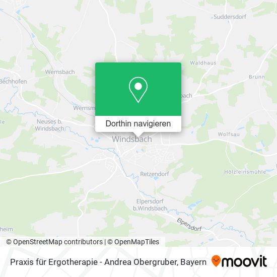 Praxis für Ergotherapie - Andrea Obergruber Karte