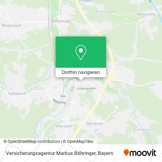 Versicherungsagentur Markus Böhringer Karte