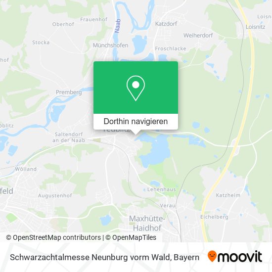 Schwarzachtalmesse Neunburg vorm Wald Karte