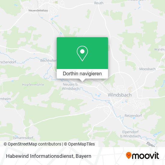 Habewind Informationsdienst Karte