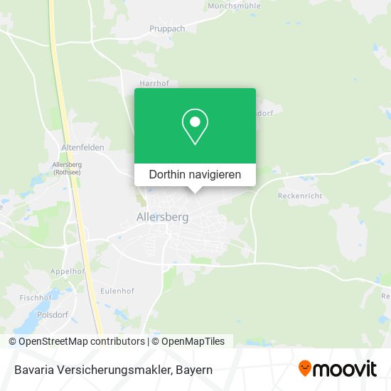 Bavaria Versicherungsmakler Karte