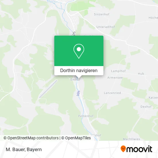 M. Bauer Karte