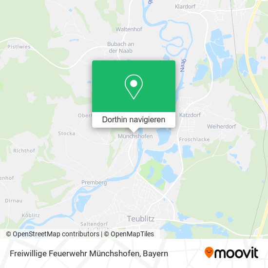 Freiwillige Feuerwehr Münchshofen Karte