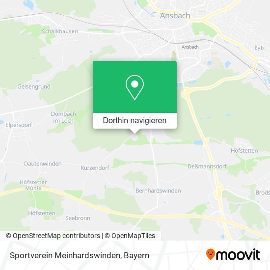 Sportverein Meinhardswinden Karte
